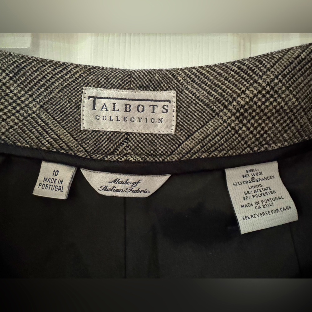 Talbots Collection Wool Trousers